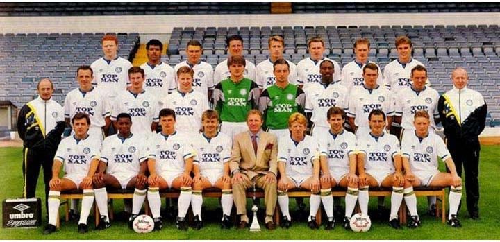 leeds squad photo 1990-1991