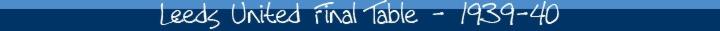 leeds united final table