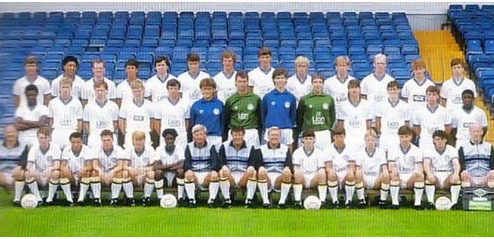 leeds squad photo 1985-1986